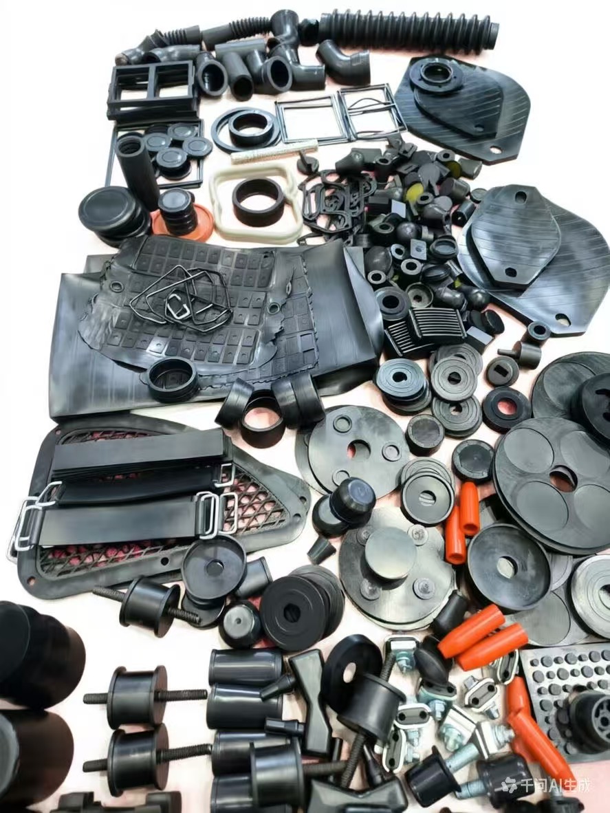 Custom Non-Standard Rubber Molded Parts (Various Materials)